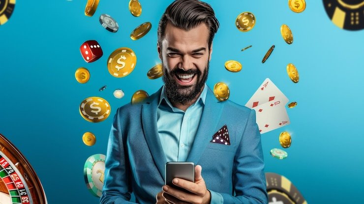 Tampilan area bermain live casino dengan dealer nyata